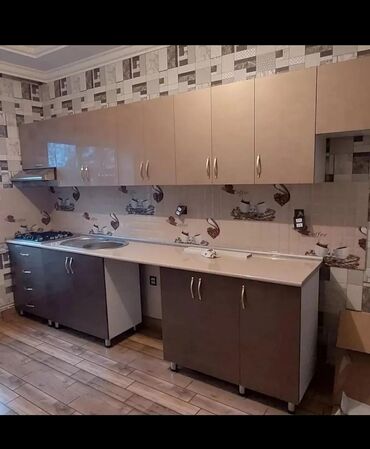 Sifarişlə mətbəx mebeli: Sifarişlə mətbəx dəsti, MDF — 17