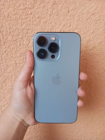 i̇şlənmiş telfonlar: IPhone 13 Pro, 128 GB, Blue Titanium, Barmaq izi, Face ID