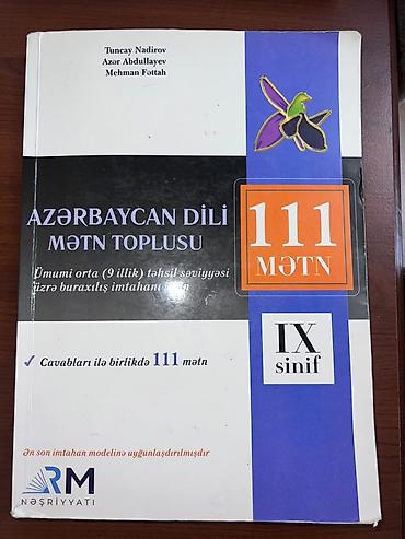 Məhsul: “Azərbaycan dili – Mətn toplusu (111 mətn), IX sinif”