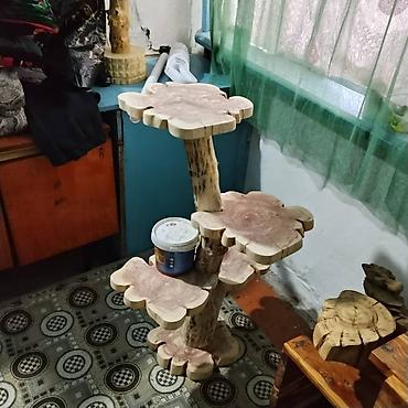 Полки, этажерки для цветов: Полка, этажерка для цветов, Дерево — 2