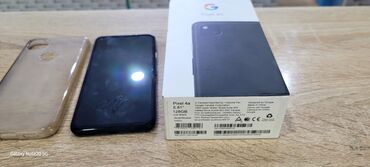 набор для ремонта телефонов: Google Pixel 4A, Колдонулган, 128 ГБ, түсү - Кара, 1 SIM, eSIM