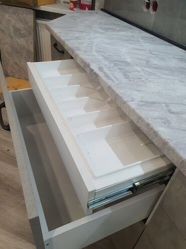 Sifarişlə mətbəx mebeli: Sifarişlə mətbəx dəsti, Özü çəkən petlələr, MDF, Kredit var, Pulsuz çatdırılma — 4