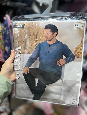 Домашние костюмы: Мужская пижама Адрес: рынок Орто-Сай «Оберон» 1️⃣📍7 ряд 122 кон-р — 3