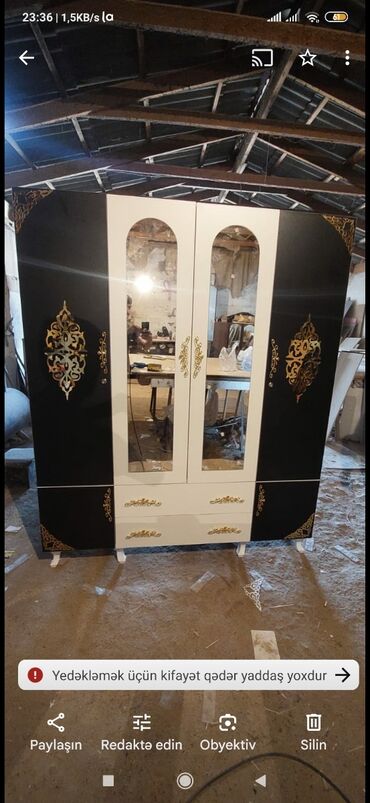 Dolablar: Yeni, Açılan, 4 qapılı Düz dolab, Qarderob, paltar dolabı, Azərbaycan — 17