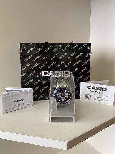Eynəklər: Yeni, Qol saatı, Casio, rəng - Gümüşü