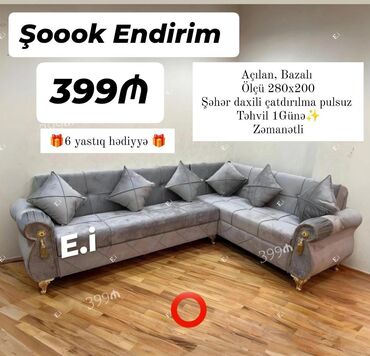 Künc divan, Yeni, Açılan, Bazalı, Şəhərdaxili pulsuz çatdırılma