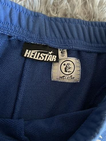Спортивная одежда: Синие свитшотные штаны Hellstar - Бренд: Hellstar (внутренние ярлыки — 3