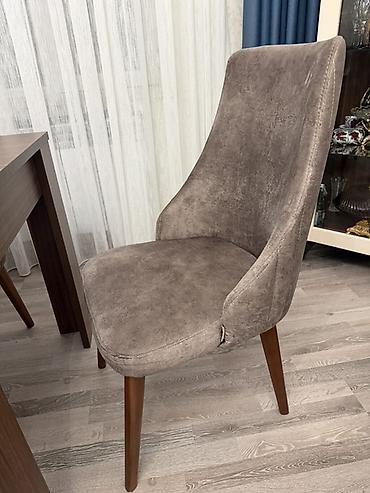 stulla: Qonaq otağı üçün, Yeni, rəng - Boz Stul — 2