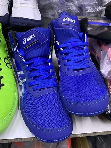 onitsuka tiger: Кроссовки Asics, высокие. Размеры от 36-42 - Цвет: насыщенный синий — 1