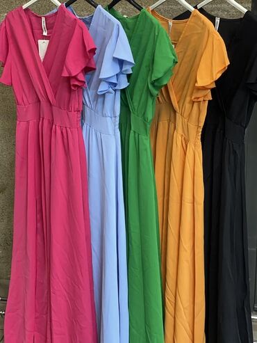 haljina s msandale poklon: S (EU 36), M (EU 38), L (EU 40), Oversize, Kratkih rukava