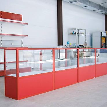 Витрины: Прилавок витрина, витрина стеклянная, торговые витрины металлические — 9