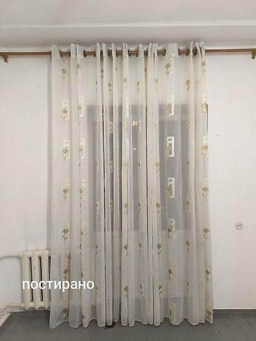 Текстиль: Комплект штор, Нейлон, С карнизом в комплекте, Готовое изделие, Б/у, Для спальни — 2