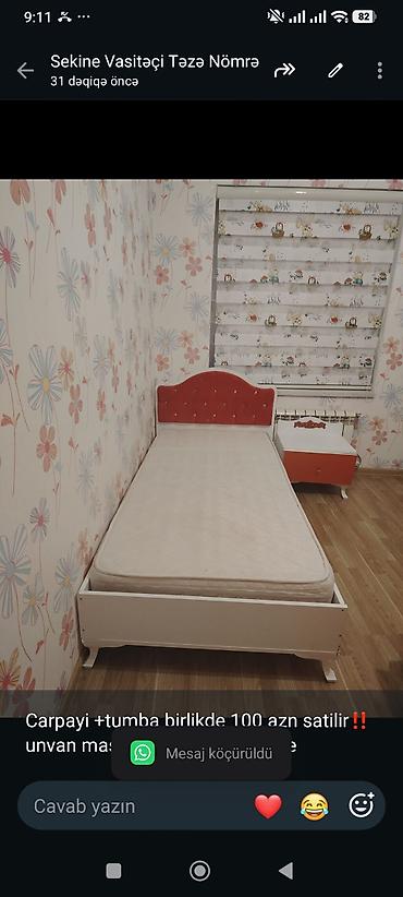 Carpayi +tumba birlikde 100 azn satilir‼️unvan masazir ykod9292 sekine