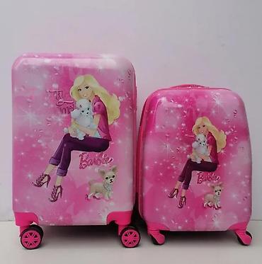 Rančevi, torbe i koferi: Dečiji kofer set – Barbie motiv - Dva kofera sa tvrdim ABS/PC — 9