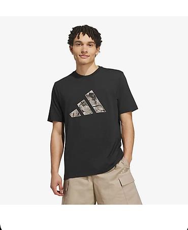 nike tech flece: Мужская футболка, M, Adidas, Новый, цвет - Черный, Платная доставка — 2