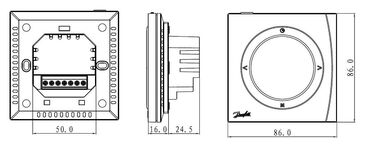 Termostatlar: Danfoss Otaq Termostatı 088U0622 və 088U0625.! Otaq Termostatı — 9