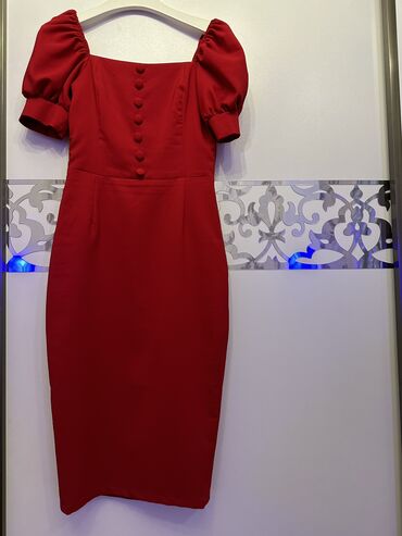 qırmızı don: Коктейльное платье, S (EU 36)