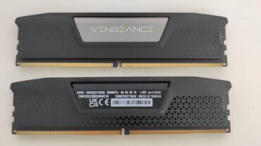 память для пк: Оперативная память, Corsair, 32 ГБ, DDR5, 6000 МГц, Для ПК