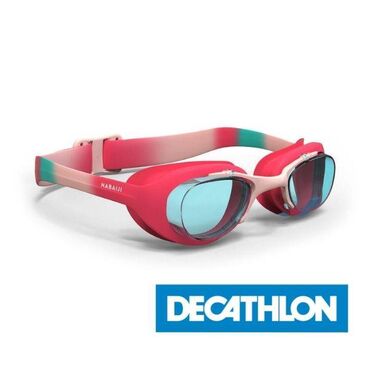 очки 3d: Очки для плавания - Размер S - Прозрачные линзы - Розовый - 100 XBASE