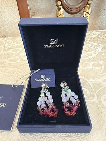 Sırğalar: Swarovski sırğalar – orijinal qutu və sertifikatla - Brend: Swarovski — 2