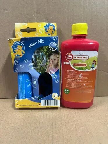 Igračke: Igračka za duvanje mehurića/balona od sapunice; PUSTEFIX Mini Mix; Tri — 4