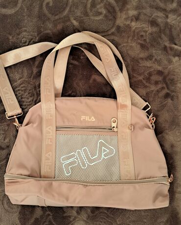 putna torba na točkiće: Shoulder bag, FILA, Material: Canvas