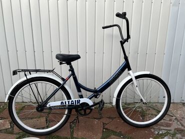 Велосипеды: Торг есть, велосипед, колеса 24, без царапин, складной, марка ALTAIR