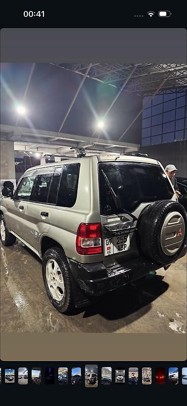 Унаа: Mitsubishi Pajero: 2000 г., 1.8 л, Автомат, Бензин, Жол тандабас — 4