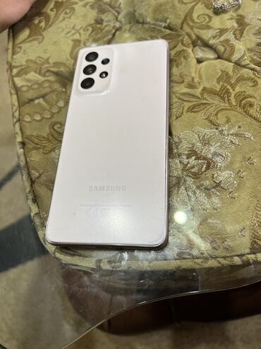 samsung sade telefonlar: Samsung Galaxy A53 5G, 128 GB, rəng - Ağ, İki sim kartlı