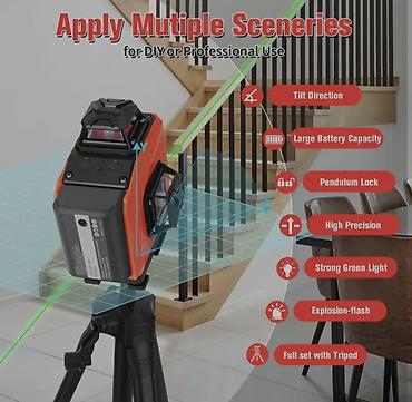 Səviyyə ölçənlər: Lazer təzədir pakofkada, 16 xət — 10