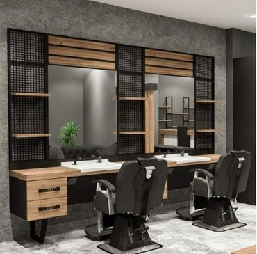 Salon masaları: Yeni, Saş kəsimi üçün masa, Güzgülü — 4