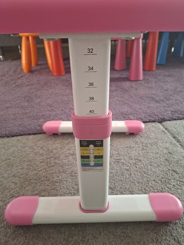 Setovi stolova i stolica: Dečiji radni sto i stolica – podesiva visina - Set radnog stola i — 5