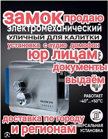Электромеханический уличный замок для калитки Falcon Eye. -