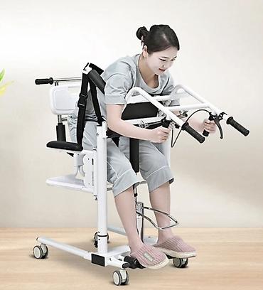 4 ayaq: Çoxfunksiyalı xəstə köçürmə və baxım arabası - Ev və klinik mühitdə — 4