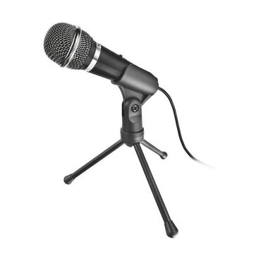 Колонки, гарнитуры и микрофоны: Микрофон Trust Starzz : Высококачественный микрофон с выключателем