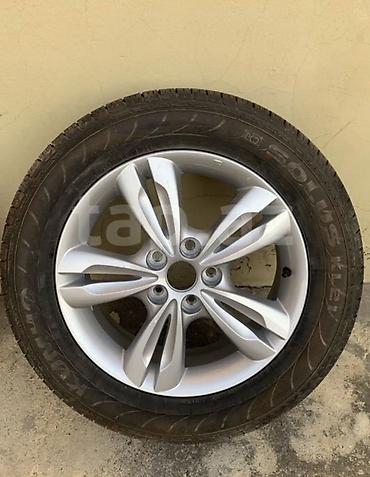 hyundai r17 disk: Orginaldı 1 Ədəddir Hyundai orijinal yüngül lehimli disk + şin — 1