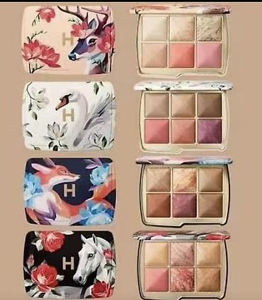 makeup: Палетки для лица 6-в-1 с животными на крышке Hourglass - — 1