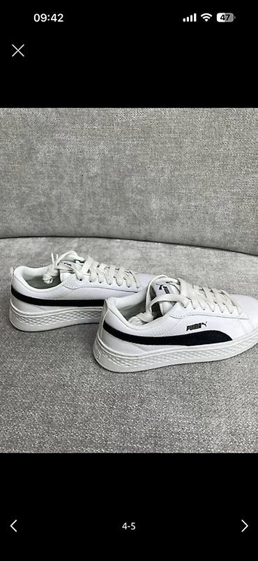 puma 36: Мужские кроссовки, 36.5, 37, Puma, Новый, цвет - Белый, Самовывоз, Платная доставка — 4