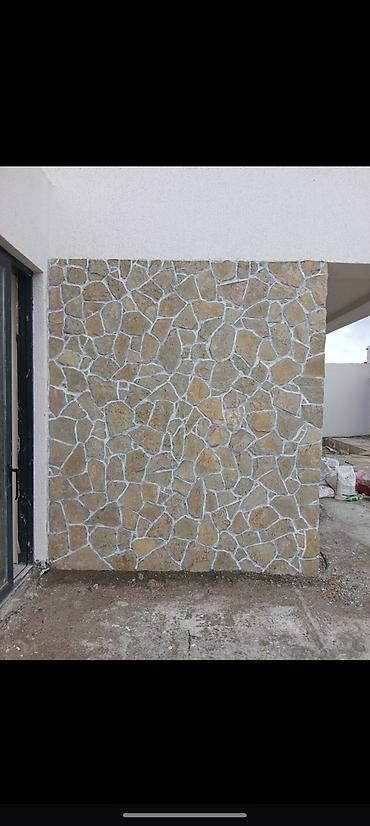 su dasl: Təbii daşla dekorativ üzlük və landşaft işi - Material: təbii qopma — 1
