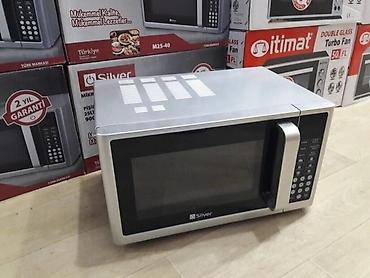 Микроволновки: Mikrodalğalı soba Mikrodalgali soba silver 25 litr sensrli model — 2