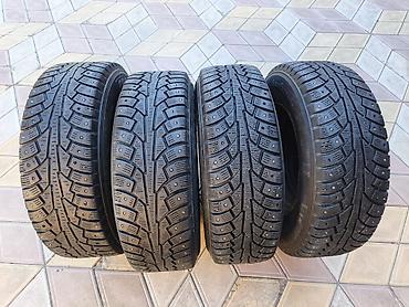 r18 kia: Колеса в сборе 225 / 70 / R 15, Зимняя шипованная, Б/у, Комплект, Легкий коммерческий транспорт (C/LT), Железные, отверстий - 5 — 1