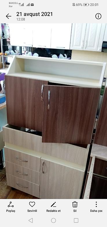 metbex naboru: Şkaf. Mebel. Asma şkaf. Mətbəx mebeli. 80 sm ölçüdə. Mətbəx dolabı — 2