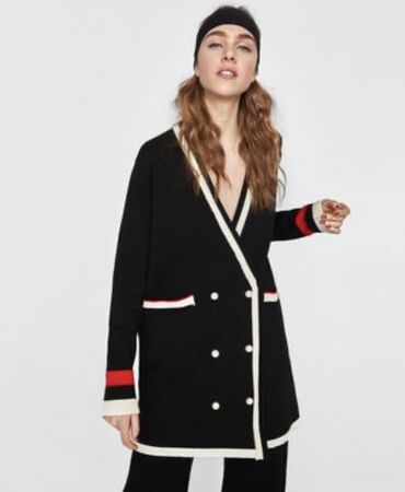 жемчужный кальций цена в бишкеке: Женский свитер XL (EU 42), цвет - Черный, Zara