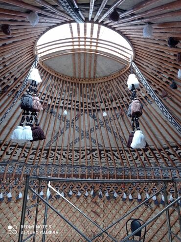 Аренда юрт: Аренда юрты, Каркас Деревянный, 85 баш, С полом, Самовар, Стол — 5