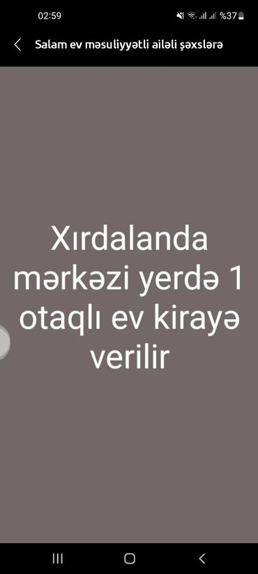 20 yanvar kirayə evlər: Salam ev MƏSULİYYƏTLİ AİLƏLİ şəxslərə ki̇rayə veri̇li̇r. Uzunmüddətli