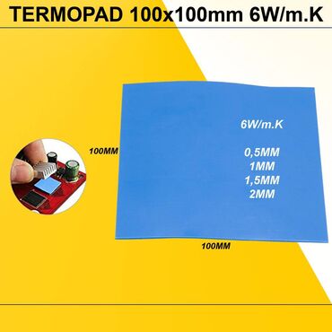 connect elaqe: Termopadlar "100x100mm 6watt" ⭐Termopad 100x100x0,5mm 6w – 15 AZN