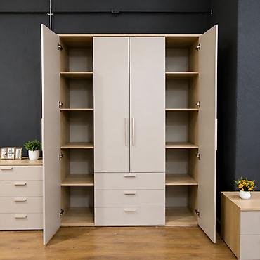 silver kitchen: Шифоньер, шкаф для одежды, Новый, Прямой, ЛДСП — 2