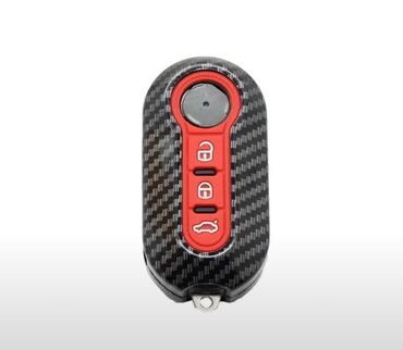 чехол тико: Карбоновый чехол для автомобильного ключа для FIAT 500 500L 500X