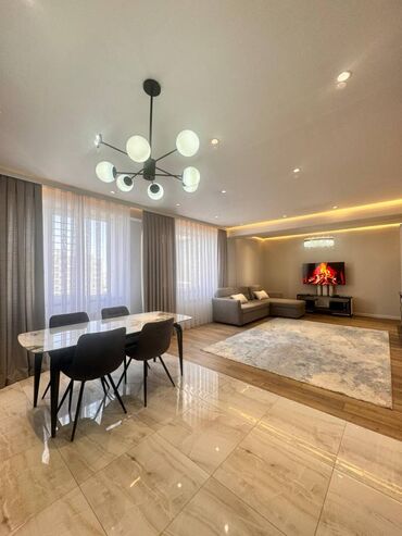 сколько стоит трехкомнатная квартира в бишкеке: 3 комнаты, 98 м², Элитка, 8 этаж, Дизайнерский ремонт