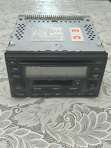 nur avto: Hyundai orijinal avtomobil maqnitofonu (üstən çıxma) Model — 2